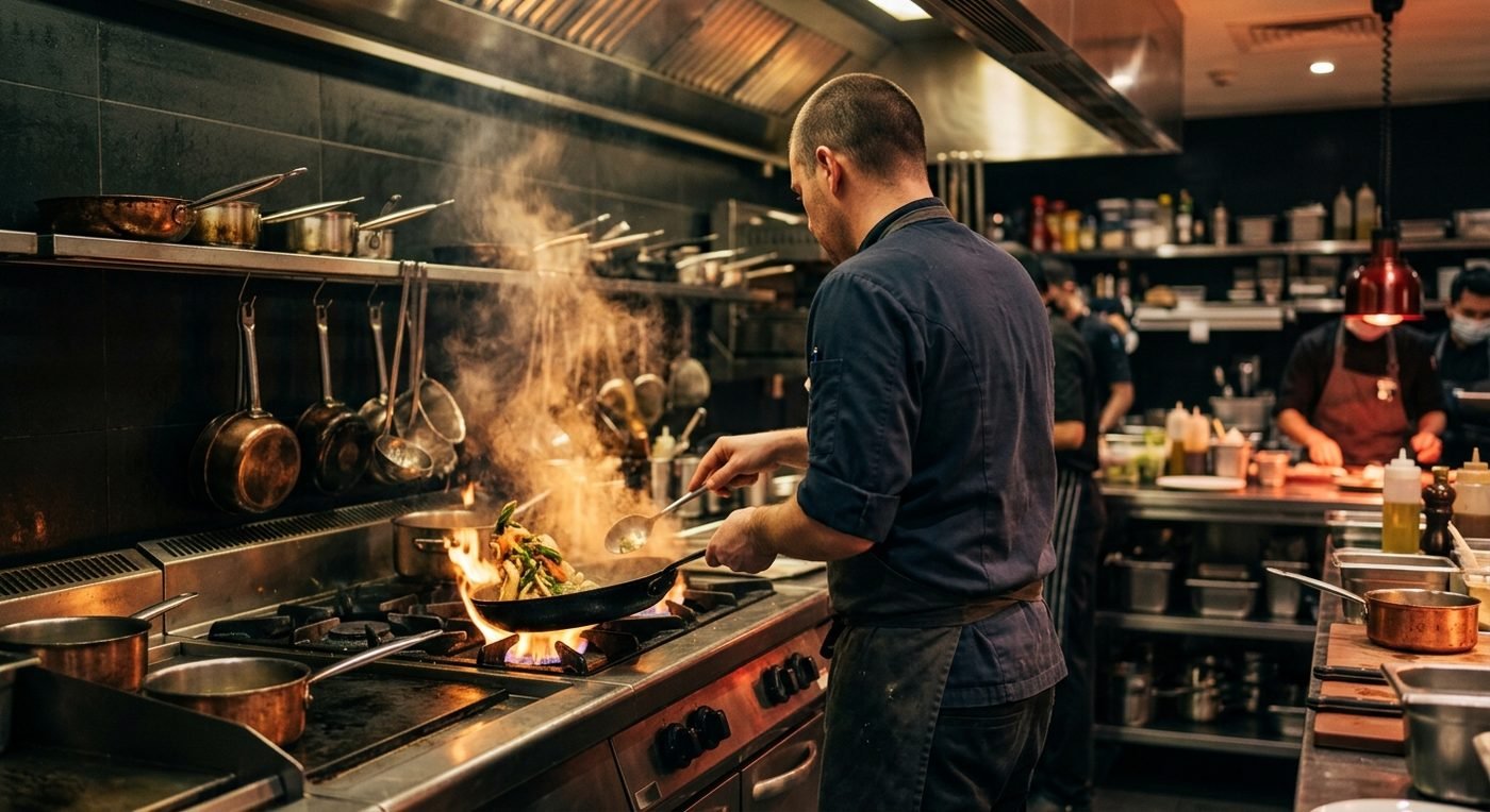 Service in Motion — hospitality photography by RASOI NRI KITCHEN